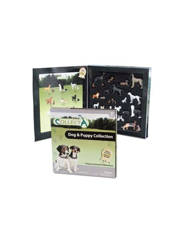 Set figurine caini si catelusi Deluxe Collecta