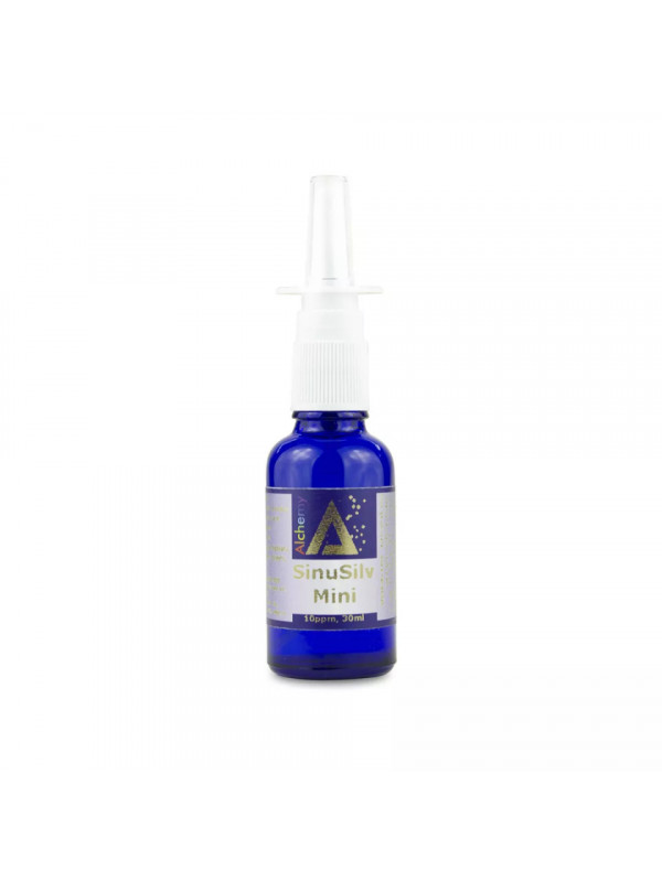 SINUSILV MINI ATOMIZOR NAZAL CU AG COLOIDAL 10PPM "ALCHEMY" 30ml AGHORAS
