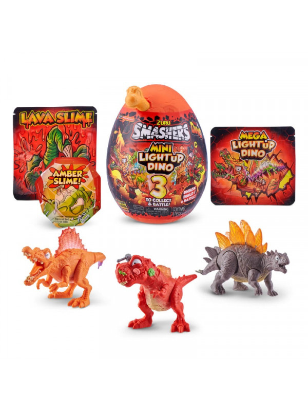 Smashers - Mini Ou surpriza, Dino Light-Up