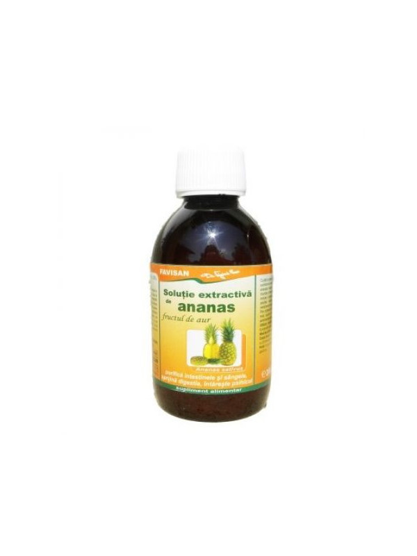 Solutie extractiva de ananas 200ml favisan
