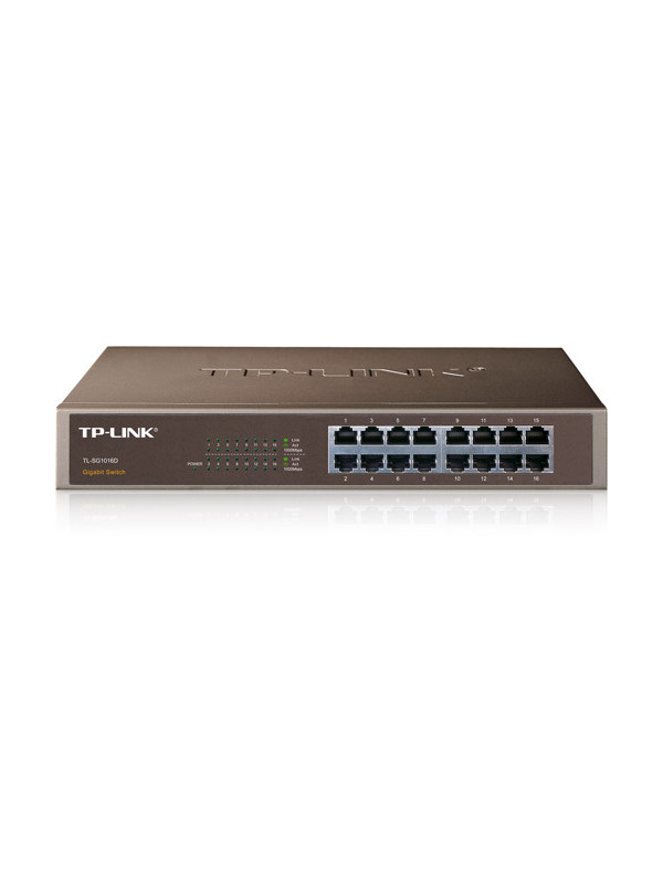 Switch TP-LINK TL-SG1016D, 16 x 10/100/1000Mbps, Desktop/Rackmount
