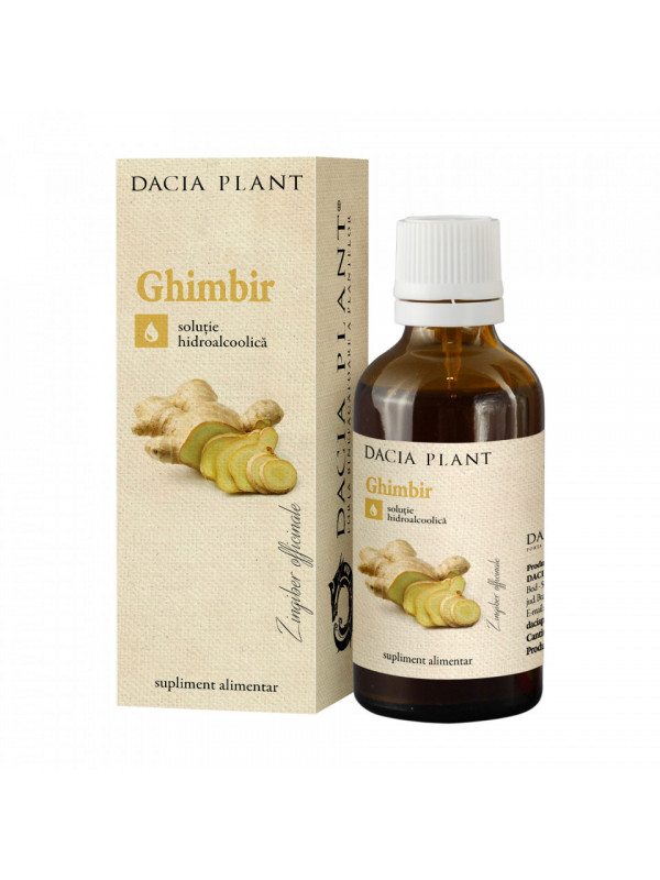 Tinctura ghimbir 50ml dacia plant
