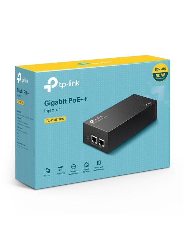 TP-LINK POE++ INJECTOR TL-POE170S
