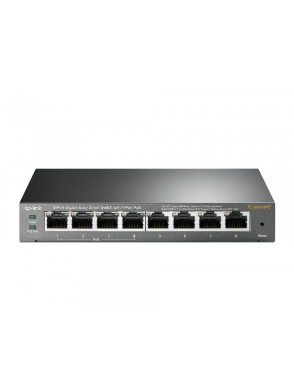 Tpl sw 8-port gb easy smart + 4-port poe
