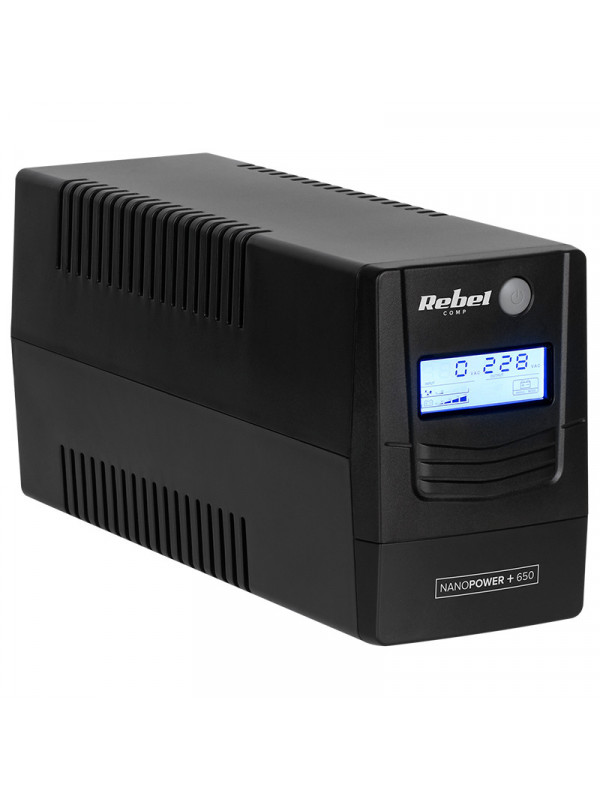 Ups offline nanopower plus 650 (650va/360w) rebel