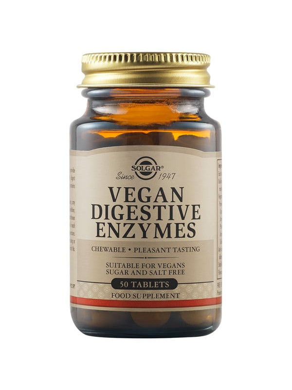 VEGAN DIGESTIVE ENZYMES 50CPR MASTICABILE