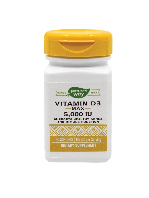 VITAMIN D3 MAX 5000UI 60CPS MOI