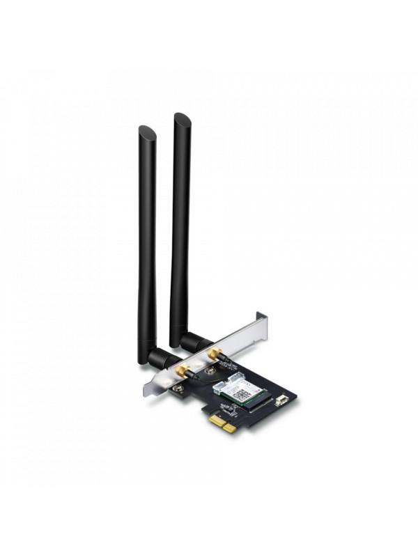 Adaptor retea TP-LINK AC1200, intern wireless 2.4 GHz | 5 GHz, PCI-E, port, 1200 Mbps, antena externa x 2, "Archer T5E"