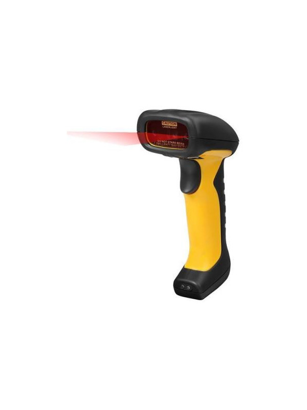 Adesso NuScan 4100B Bluetooth Antimicrobial Waterproof CCD Barcode Scanner with Charging Cradle