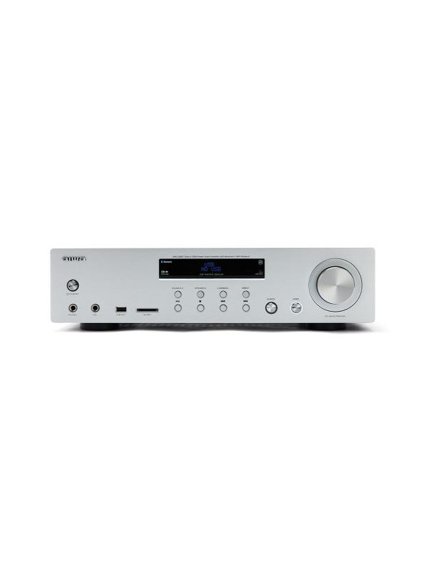 AIWA 120 W RMS STEREO AMPLIFIER with BLUETOOTH Silver