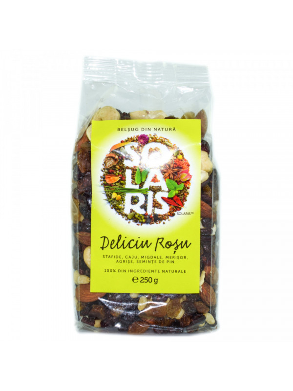 Amestec fructe "deliciu rosu" 250g solaris