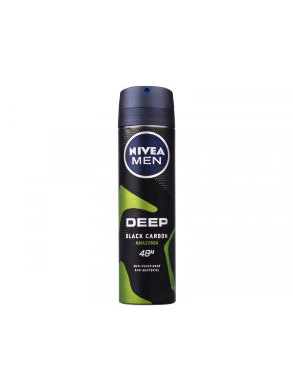 ANTIPERSPIRANT MEN DEEP BLACK CARBON AMAZONIA SPRAY 150ML