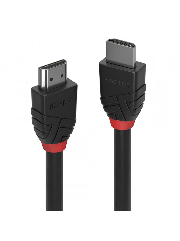 Cablu Lindy 1m HiSpd HDMI, Bllack Line