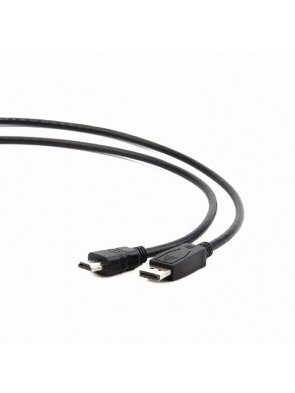 CABLU video GEMBIRD, adaptor DisplayPort (T) la HDMI (T), 10m, negru, "CC-DP-HDMI-10M"