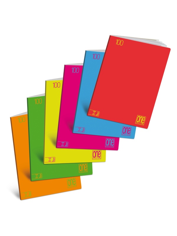 Caiet A4 cu Jolly Page - One Color Fluorescent All you can write, 100 g/m2, 48 pag. (Matematica)