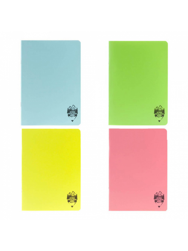 CAIET OXFORD, A5, 48 FILE, HARTIE OPTIK 90G/MP, PEFC, PATRATELE, COLTURI ROTUNJITE, MOTIV CAMPUS PASTEL