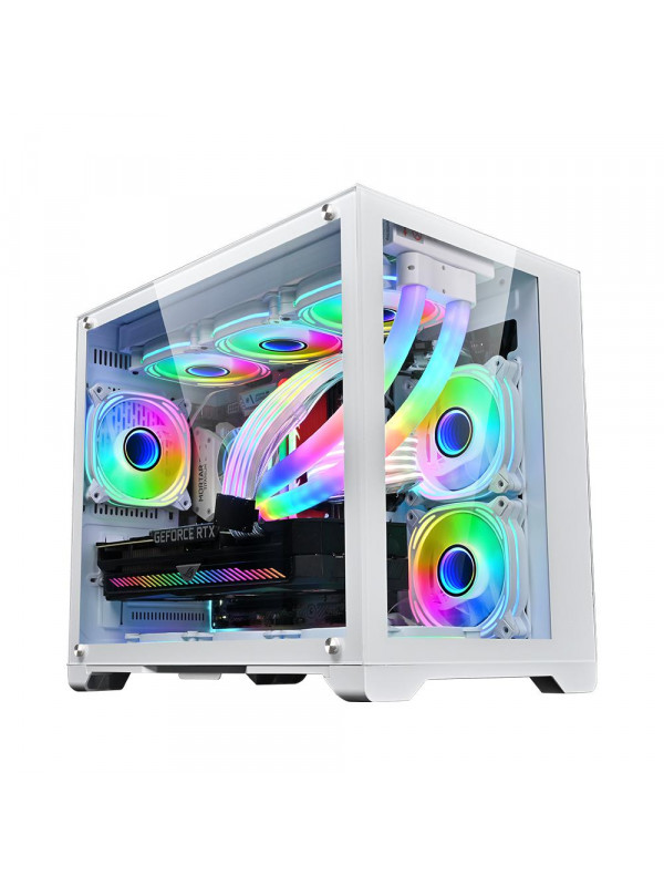 Carcasa 1STPLAYER Gaming MV6 WHITE