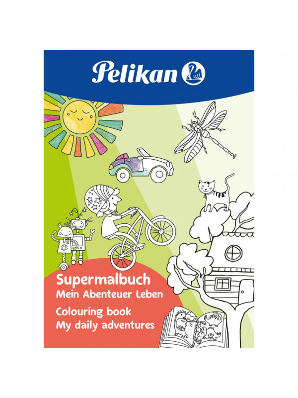CARTE DE COLORAT `MY DAILY ADVENTURE`, FORMAT A4 64 FILE