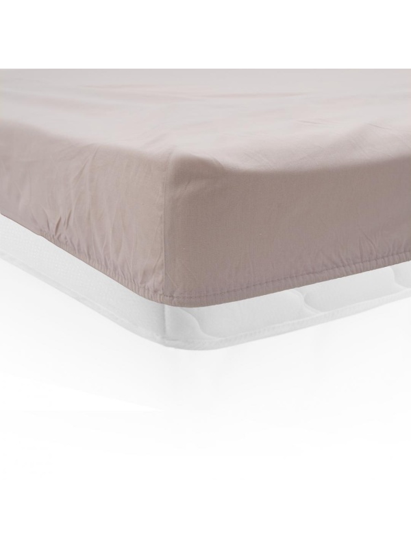 CEARCEAF PAT CU ELASTIC 180X200 CM CREM