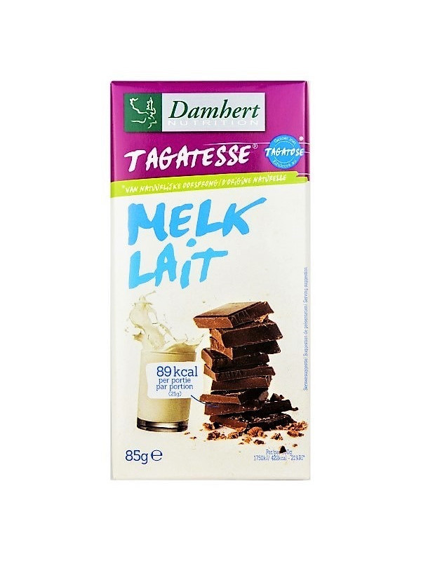 Ciocolata cu lapte Damhert fara zahar cu maltitol 85g