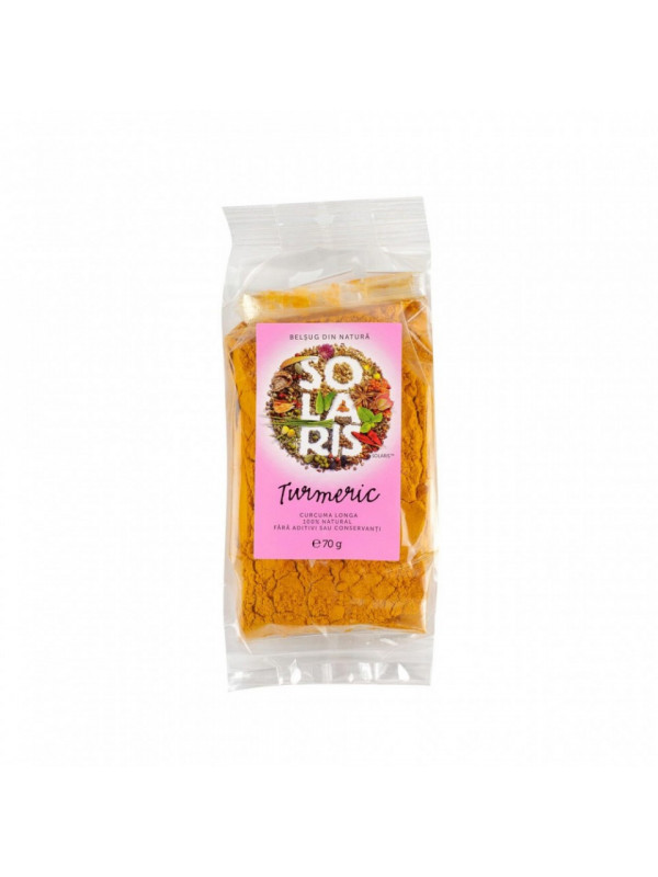 CONDIMENT-TURMERIC MACINAT 70gr SOLARIS