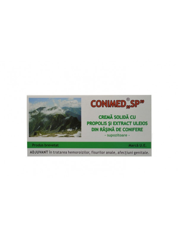 CONIMED "SP" SUPOZITOARE PROPOLIS & RASINA 10 x 1gr ELZIN PLANT