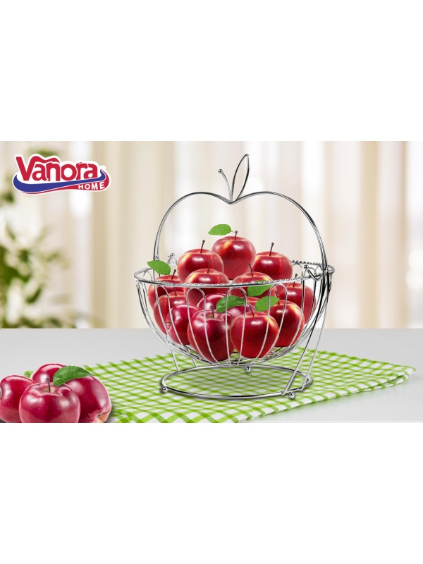 COS FRUCTE METALIC CU STAND, 30x29 CM