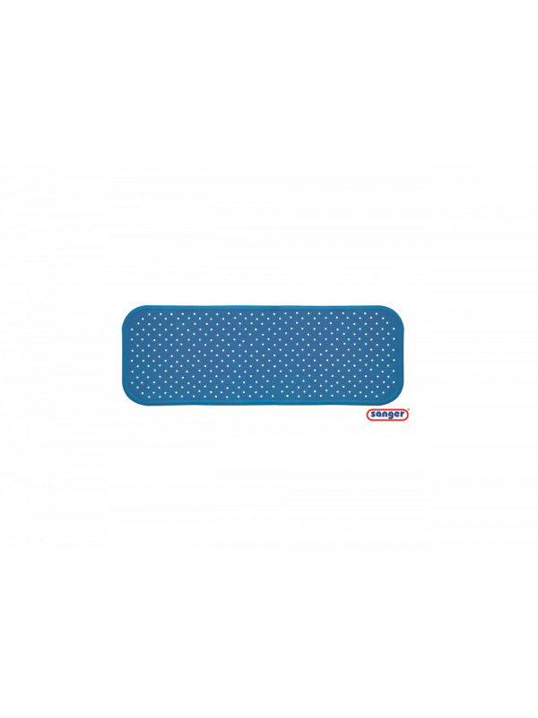 Covoras antiderapant cada 96x34cm, cu ventuze pentru fixare - Albastru