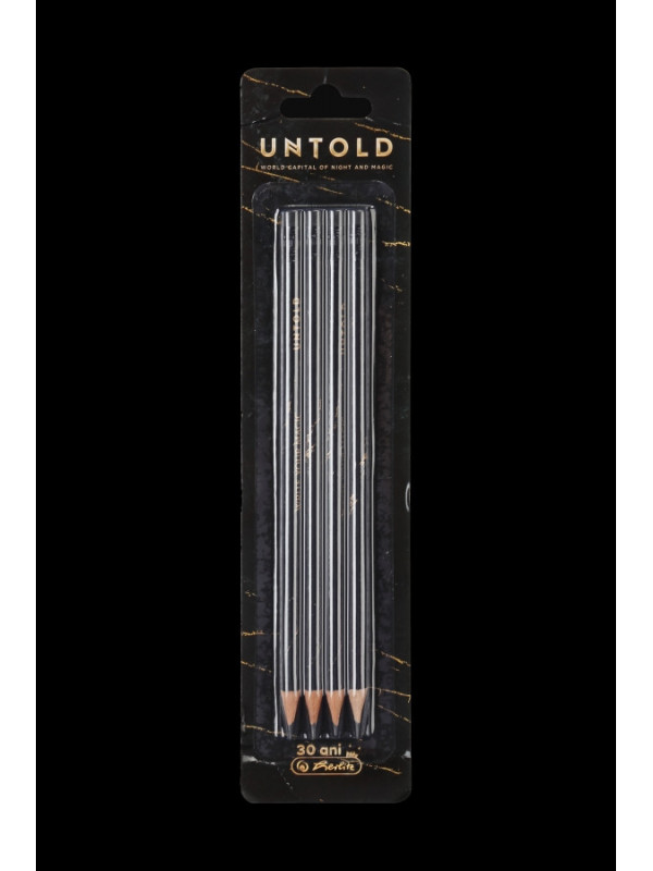 CREION GRAFIT HB MOTIV UNTOLD, 4BUC/BLISTER