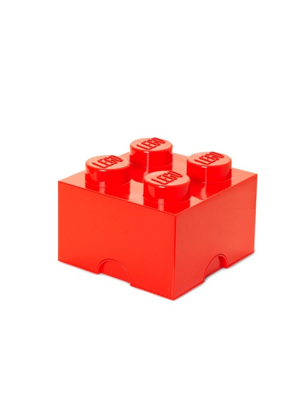 Cutie depozitare LEGO 2x2 rosu