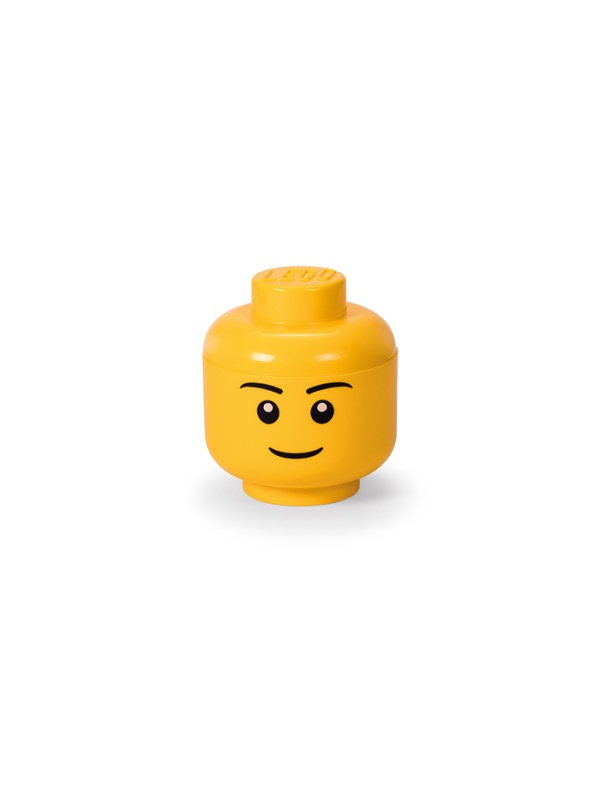 Cutie depozitare S cap minifigurina LEGO baiat