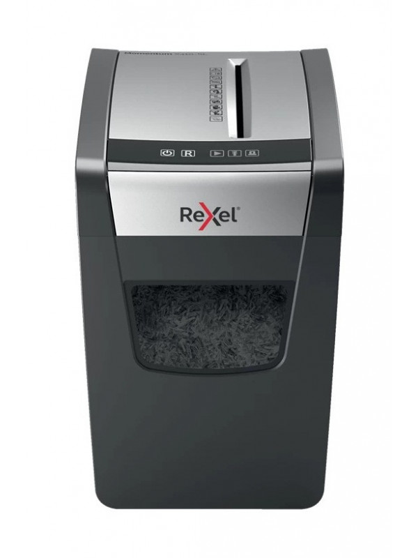Distrugator manual documente MOMENTUM subtire X410-SL, 10 coli, P4, cross-cut (tip confeti) Rexel "2104573EU"