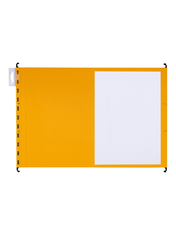 DOSAR SUSPENDAT SIMPLU ELBA ULTIMATE A4, CARTON 240G/MP, BLUE ANGEL, CAPACITATE 330 FILE, CULOARE GALBEN
