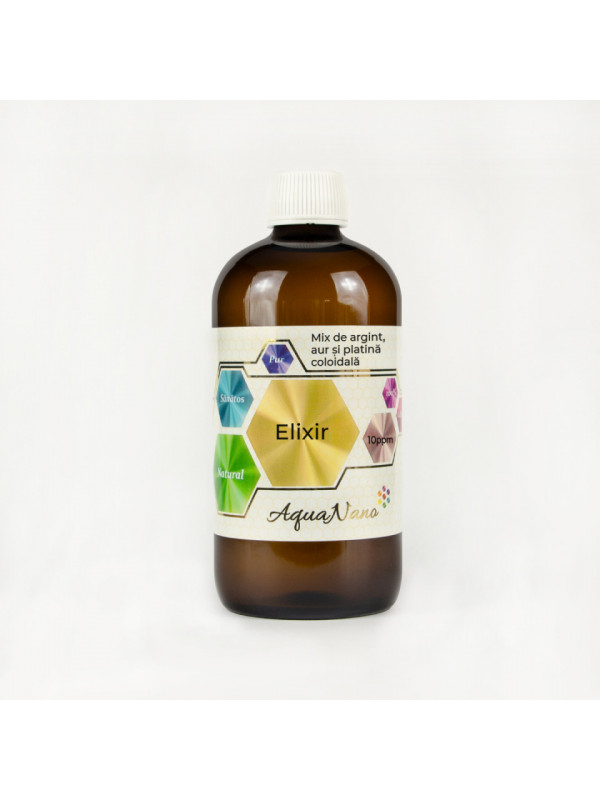 ELIXIR AQUANANO(argint,aur,platina) 480ml AGHORAS