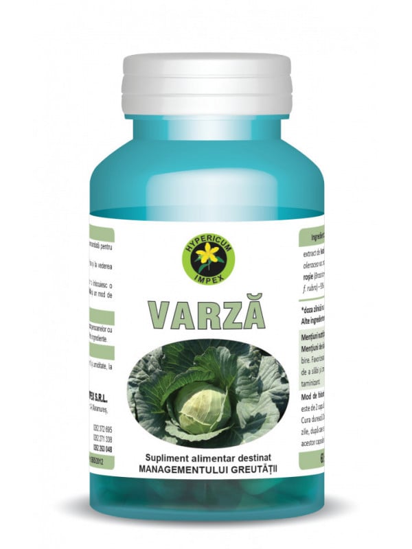 Extract de varza 60cps hypericum
