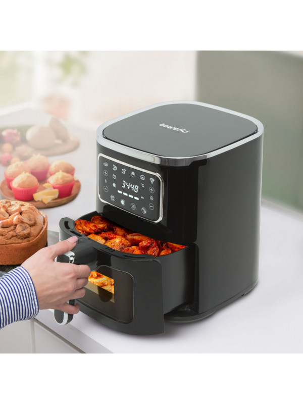 Friteuza fara ulei - 220-240 V - 1450W - 5 L - buton tactil