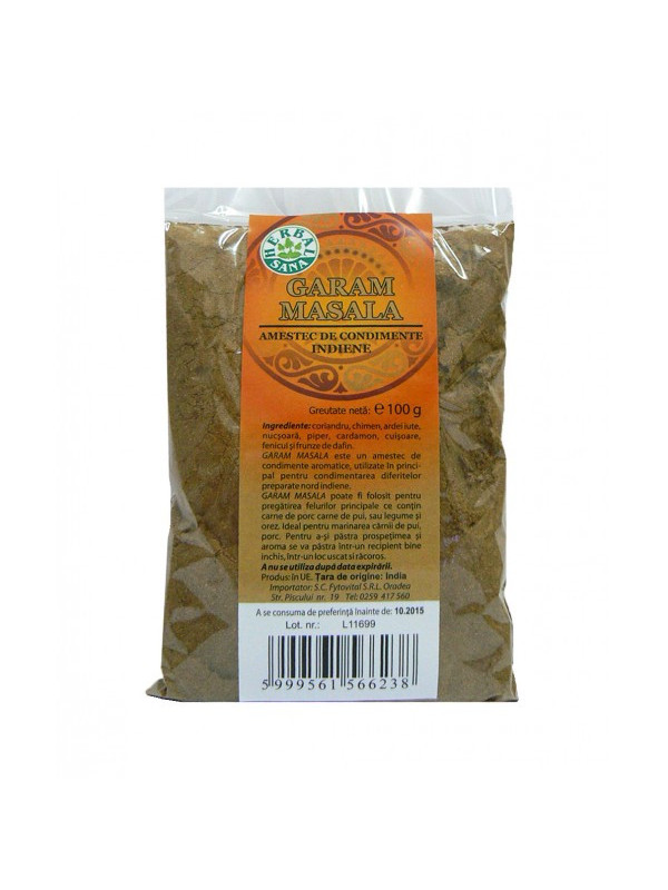 Garam masala - amestec de condimente indian 100gr herbavit