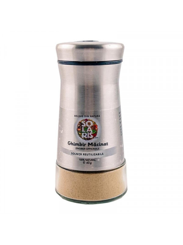 Ghimbir macinat solnita reutilizabila 40gr SOLARIS