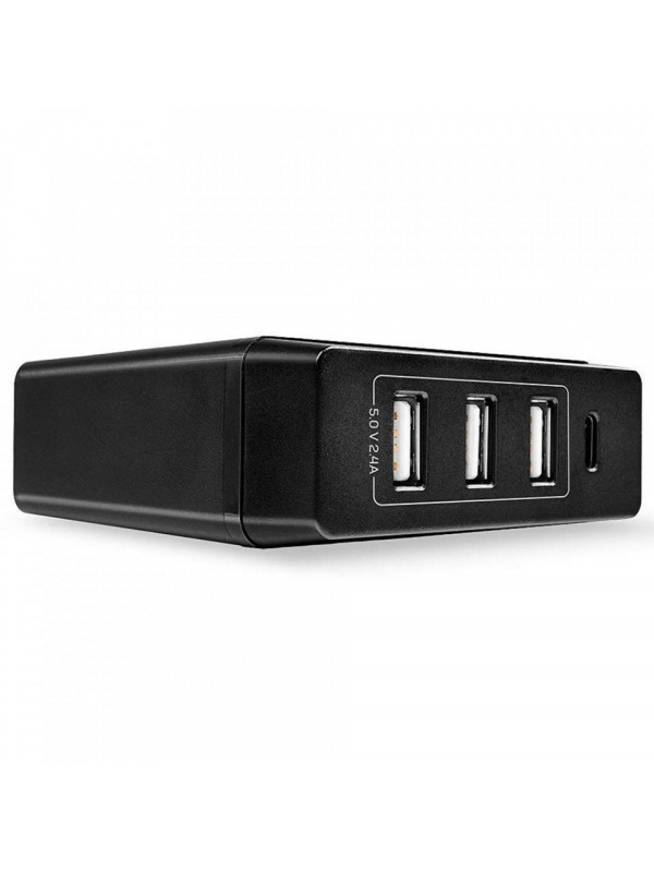 HUB Lindy 3xUSB-A & 1xUSB-C PD 72W