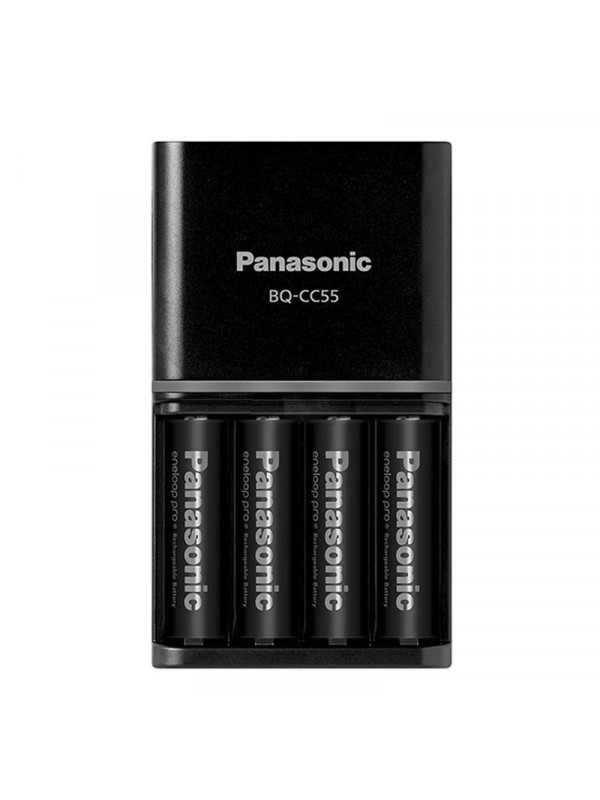 INCARCATOR 4 ACUMULATORI PANASONIC ENELOOP PR