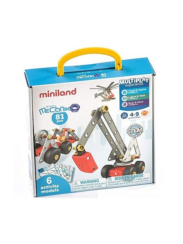 Joc de constructii Activity Mecaniko 81 Miniland