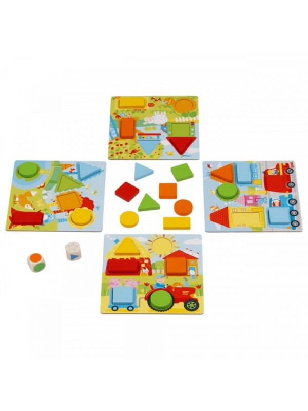 Joc de potrivire Forme Geometrice Colorate
