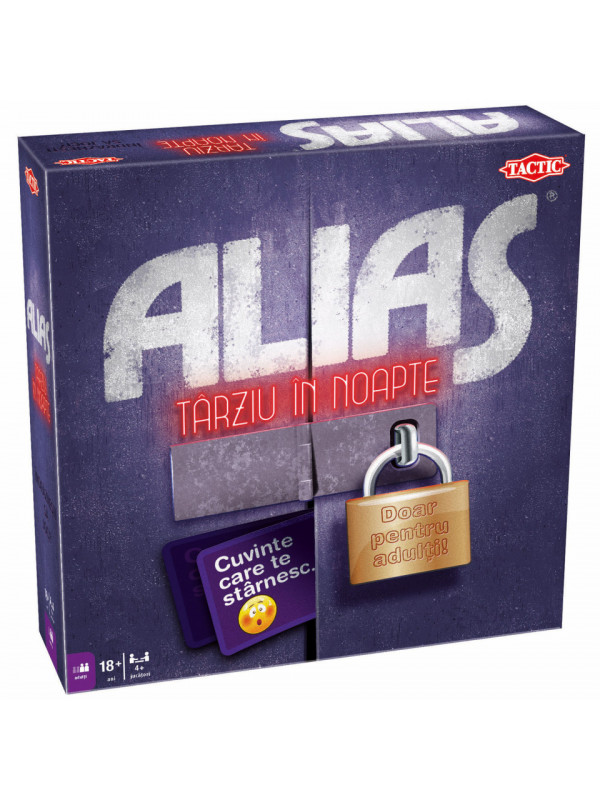 Joc de societate Alias Tarziu in noapte