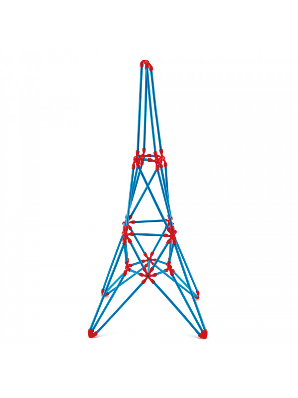 Jucarie din bambus Flexistix - Turnul Eiffel (62 piese)