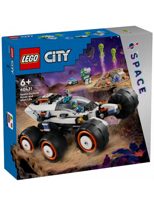 LEGO CITY ROVER DE EXPLORARE SPATIALA SI VIATA EXTRATERESTRA 60431