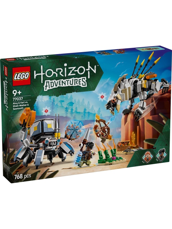 LEGO HORIZON ADVENTURES ALOY SI VARL VS SHELL WALKER SI SAWTOOTH 77037