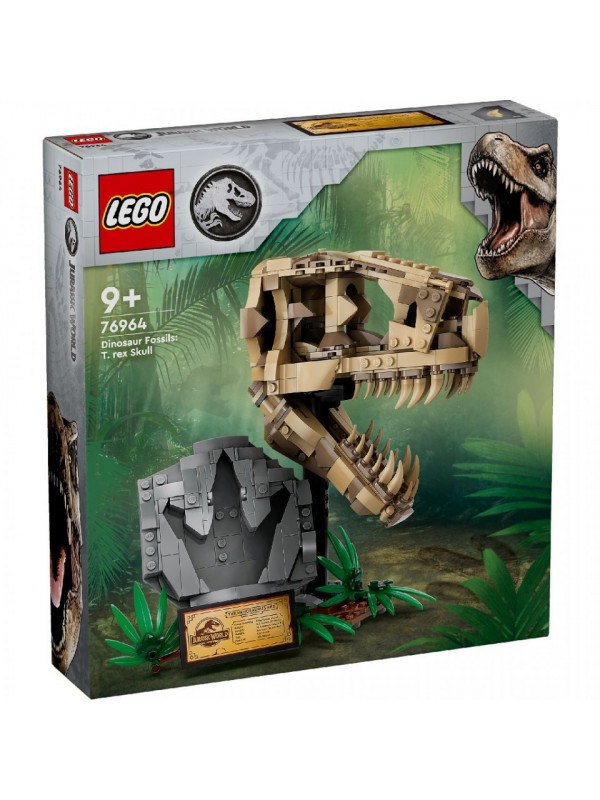 LEGO JURASSIC WORLD FOSILE DE DINOZAUR CRANIU DE TREX 76964