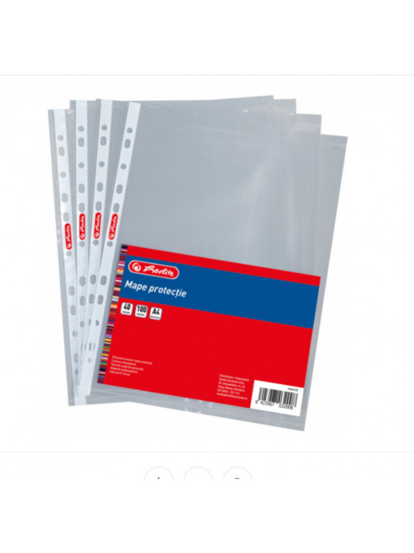 MAPE PROTECTIE A4 40 MICRONI SET 100