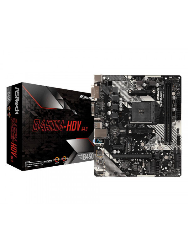 MB ASROCK AMD B450M-HDV R4.0