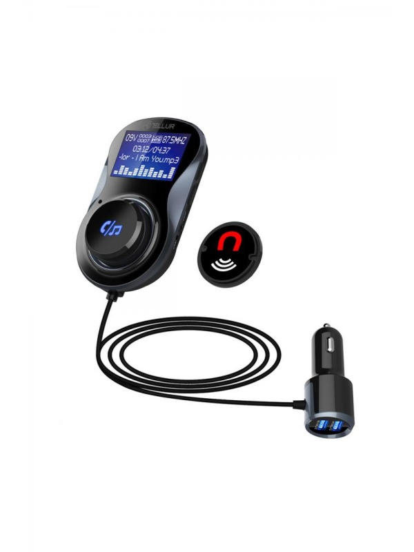 Modulator FM Bluetooth FMT-B4, negru